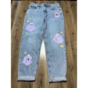 Cartoon Network Jeans, Juniors  Size 17, Blue, Denim, Adventure Time Mom Jean